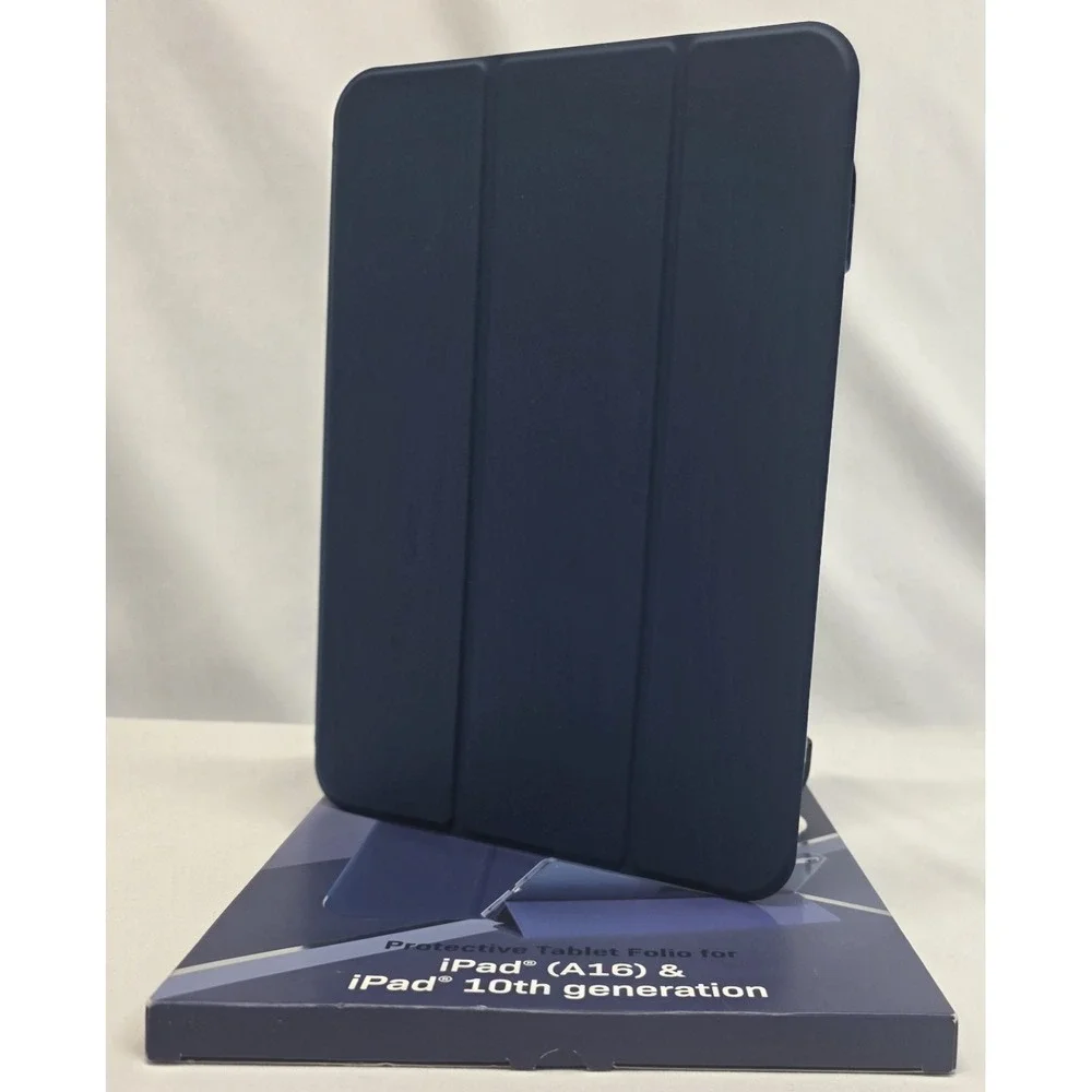 Body Glove iPad 10th Gen A16 Case Folio Clear Back Auto Sleep Wake Pencil NEW